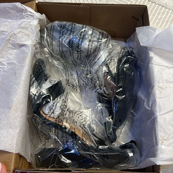 JUSTFAB - Lorelai Block Heeled Sandal in Black - Picture 6 of 7